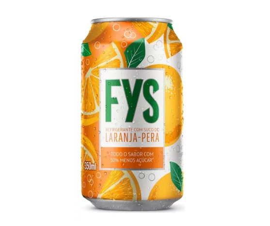 REFRIGERANTE FYS LARANJA-PERA 12X350ML