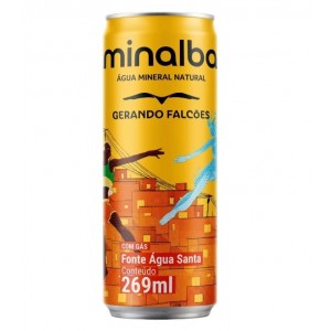 AGUA MINALBA GERANDO FALCOES COM GAS 12X269ML
